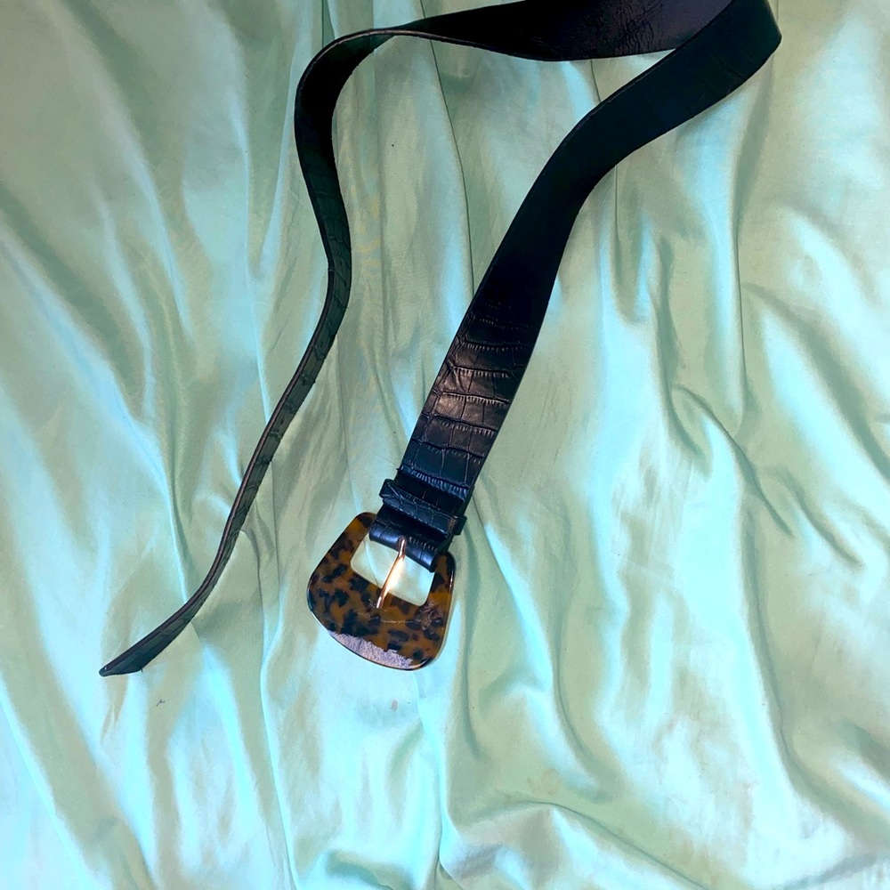 Leopard Print Belt